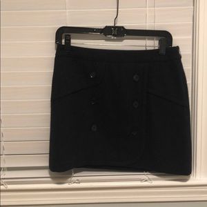 Button mini skirt